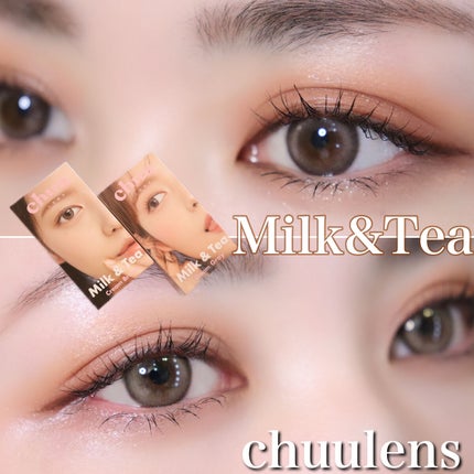 chuuLENS Milk&Tea 1day/chuu LENS/ワンデー(1DAY)カラコンを使ったクチコミ(1枚目)
