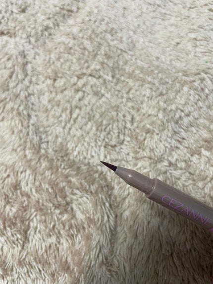 描くふたえアイライナー/CEZANNE/リキッドアイライナーを使ったクチコミ(3枚目)
