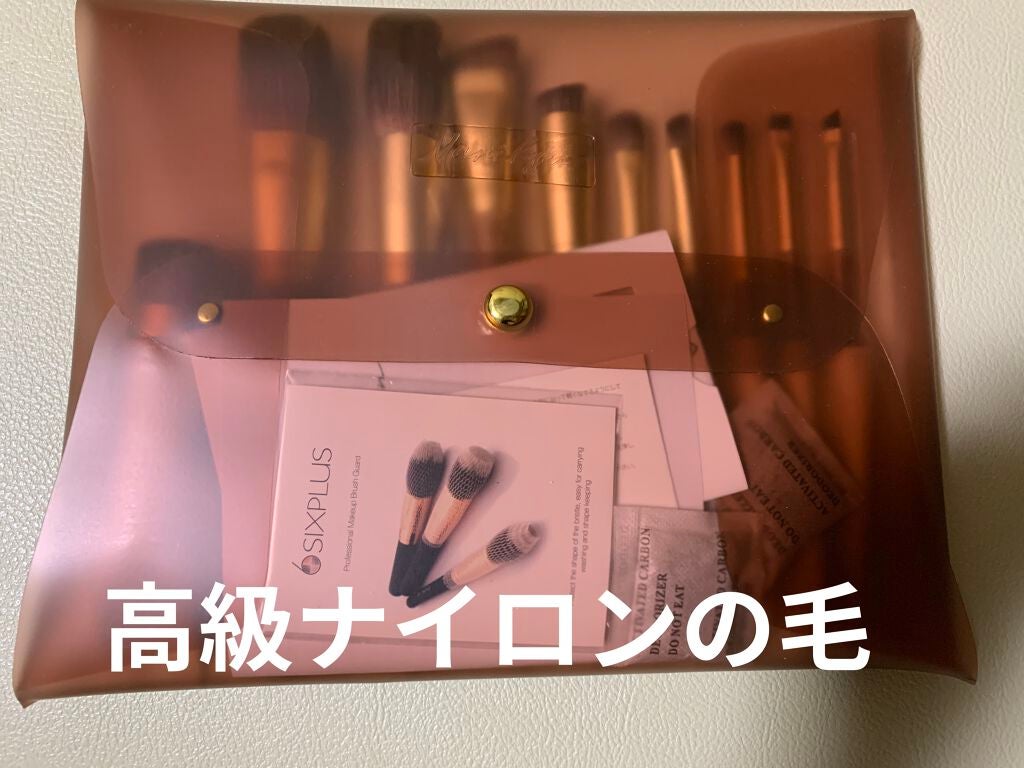 SIXPLUS X MARILYN 10本メイクアップブラシセット/SIXPLUS/メイクブラシを使ったクチコミ(2枚目)