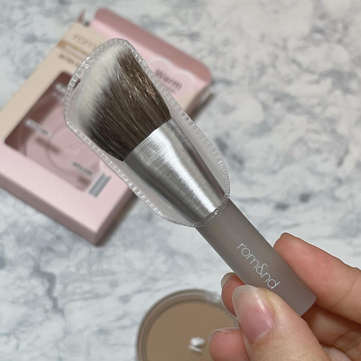 ベターザンシェイプブラシセット/rom&nd/シェーディングを使ったクチコミ（3枚目）