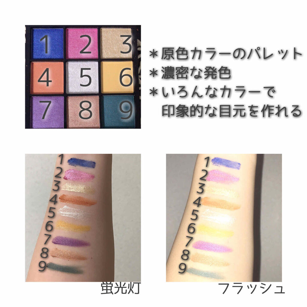 UR GLAM　BLOOMING EYE COLOR PALETTE/U R GLAM/アイシャドウパレットを使ったクチコミ（2枚目）