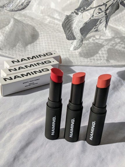 スマッジセミマットリップスティック/NAMING./口紅を使ったクチコミ(1枚目)