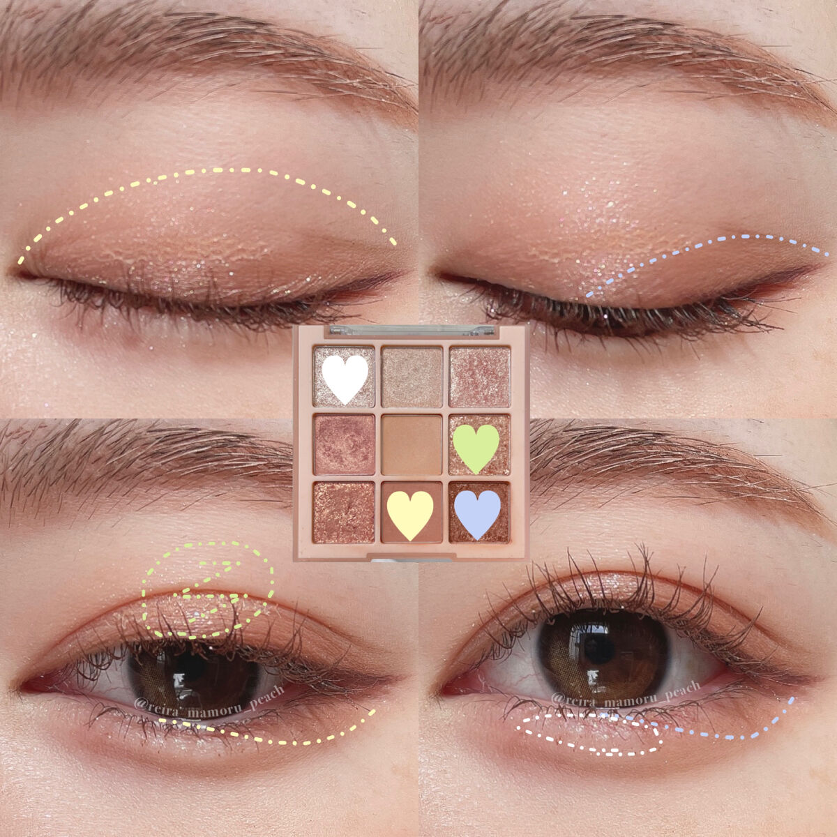 シャドウパレット/dasique/アイシャドウパレットを使ったクチコミ（3枚目）