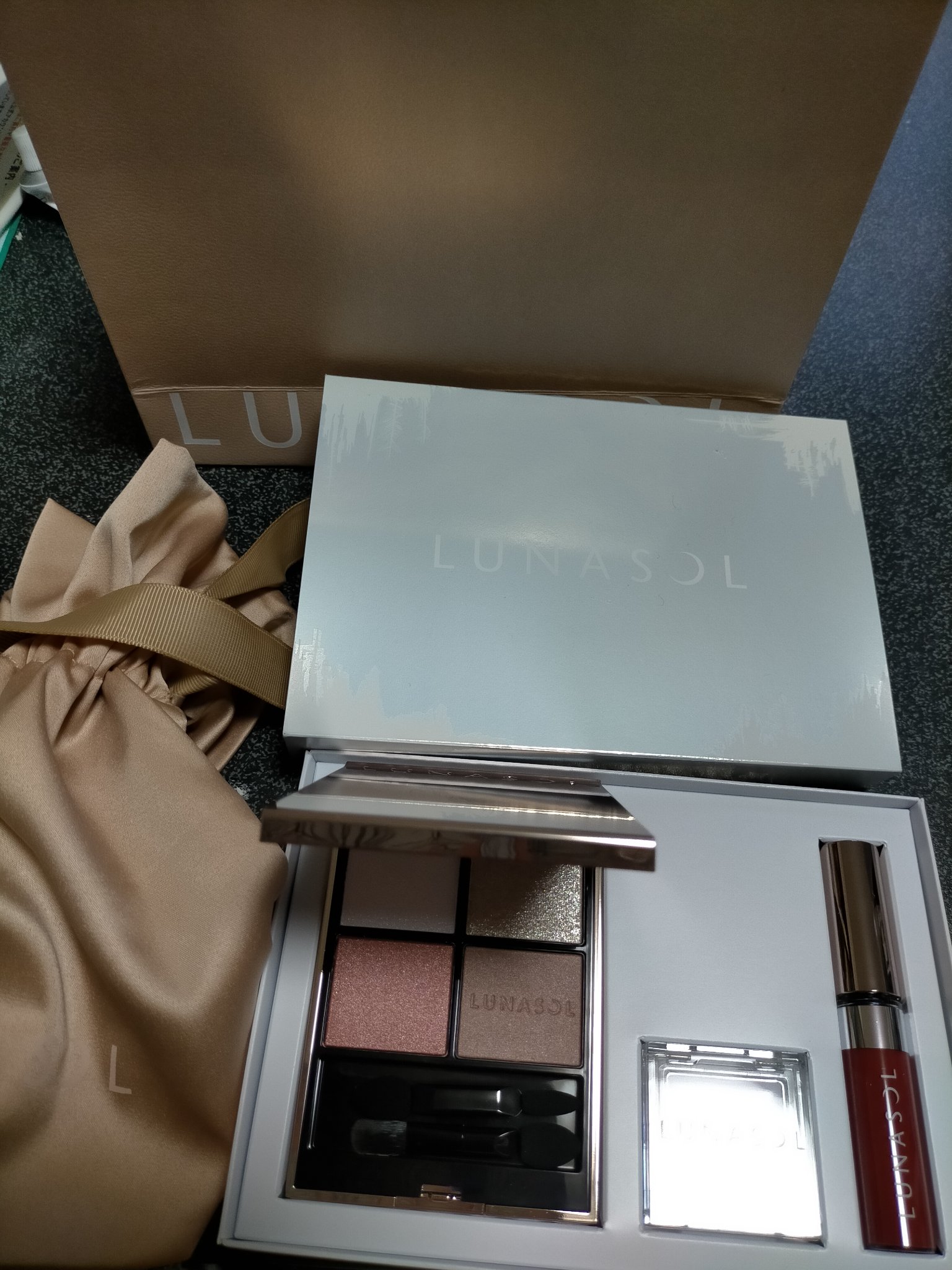 ルナソル フローズンガーデンコフレ/LUNASOL/メイクアップキットを使ったクチコミ（1枚目）