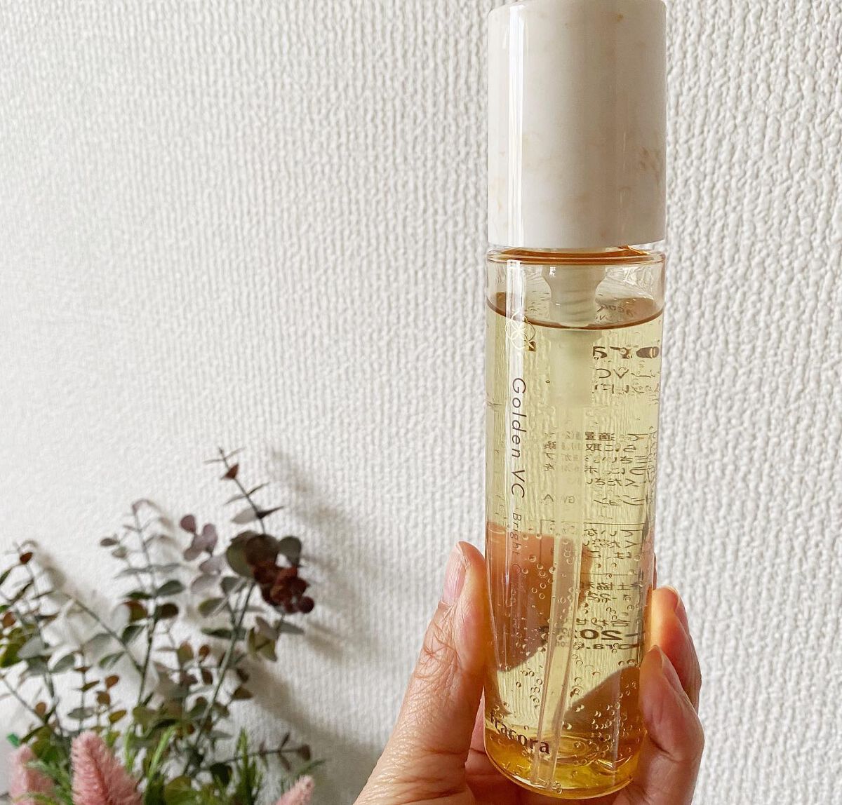 ゴールデンVC ブライト カプセルドリップ/fracora/化粧水を使ったクチコミ（2枚目）