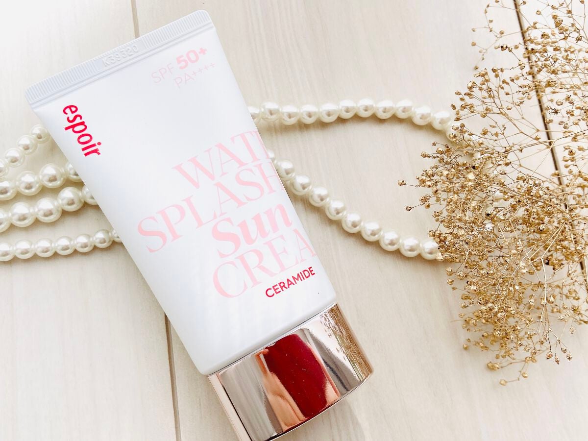 ウォータースプラッシュサンクリーム セラミド/espoir/日焼け止めクリームを使ったクチコミ(2枚目)