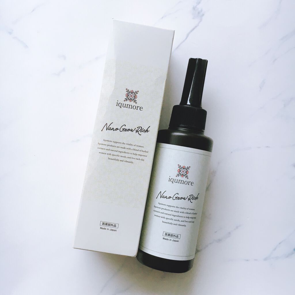 ナノグロウリッチ/iqumore/頭皮ローションを使ったクチコミ(1枚目)