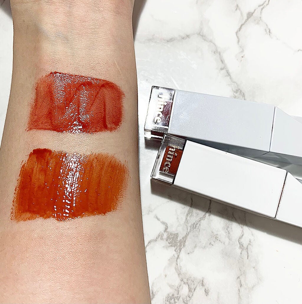 ムードインハンサーリキッドグロウ/hince/口紅を使ったクチコミ(4枚目)