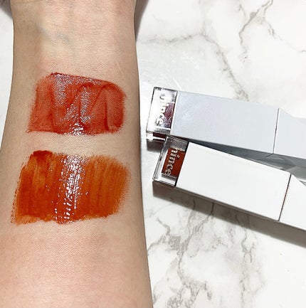 ムードインハンサーリキッドグロウ/hince/口紅を使ったクチコミ(4枚目)