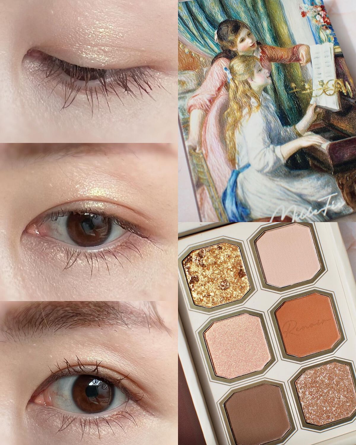 絵画アイシャドウパレット/MilleFée/アイシャドウパレットを使ったクチコミ(5枚目)