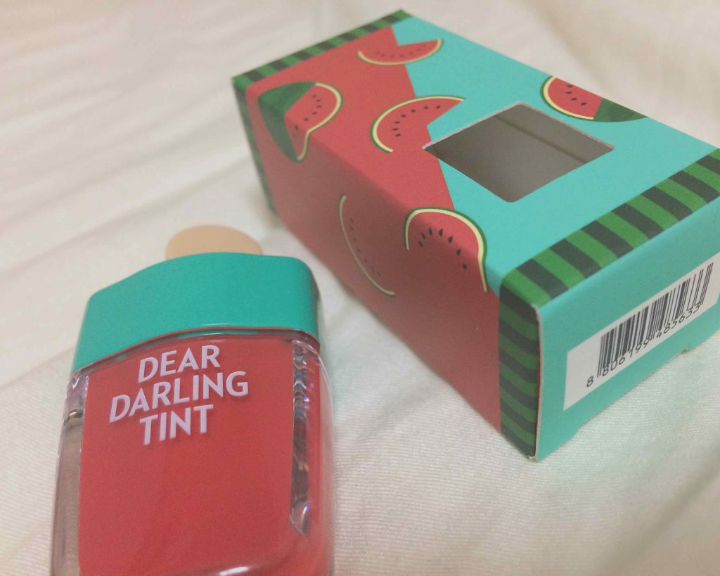 ディアダーリン ウォータージェルティント （アイスティント）/ETUDE/口紅を使ったクチコミ（1枚目）