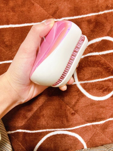 コンパクトスタイラー ピンククローム/TANGLE TEEZER/ヘアブラシを使ったクチコミ（3枚目）