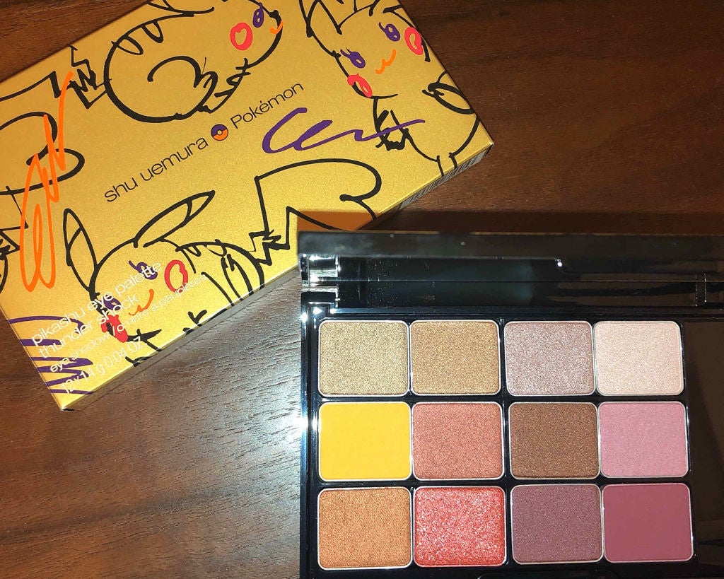 ピカシュウ アイ パレット‐サンダーショック/shu uemura/アイシャドウパレットを使ったクチコミ(1枚目)