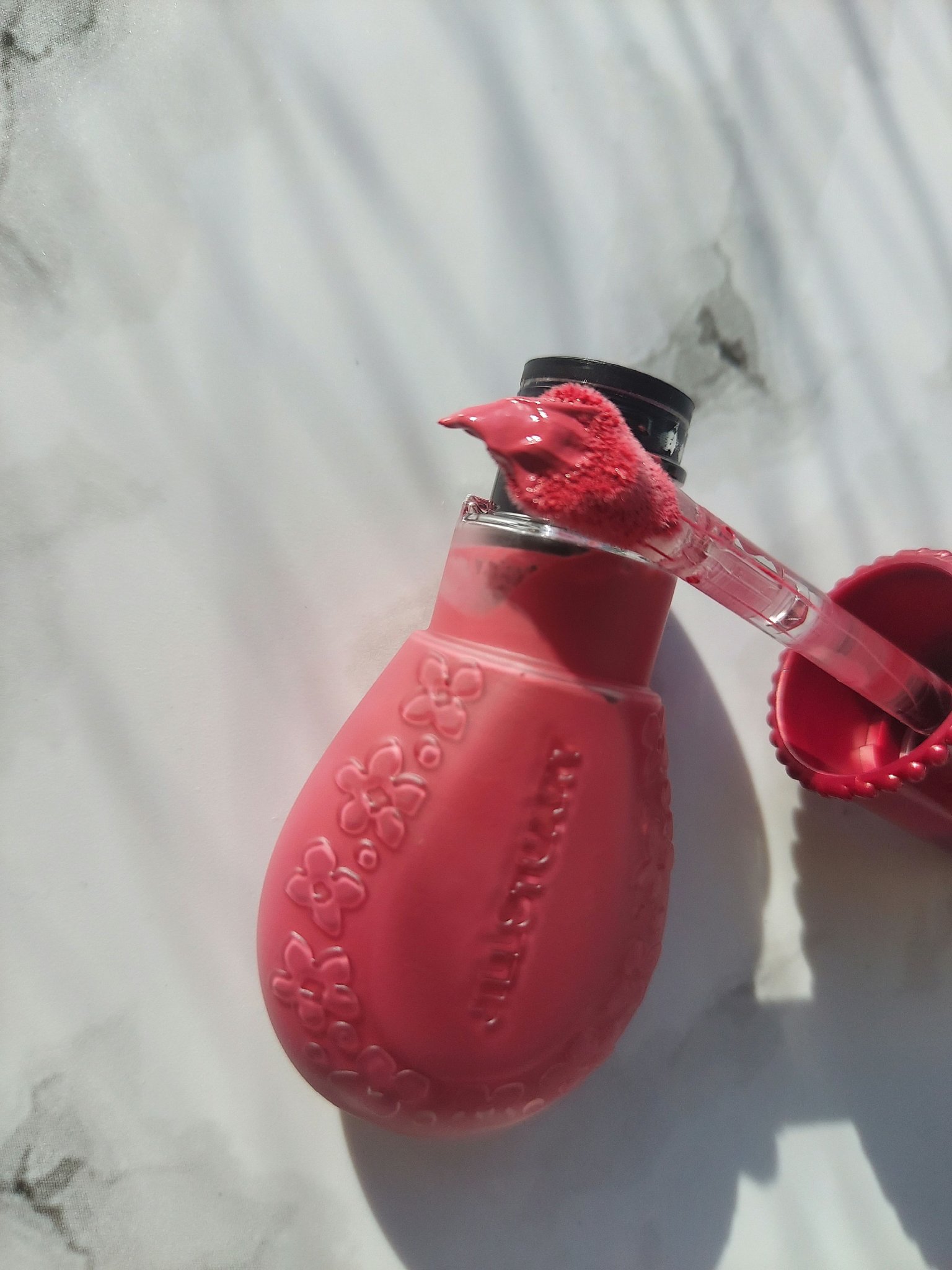 ジルスチュアート ブルームドロップ リップ＆チーク シフォン/JILL STUART/リキッドチークを使ったクチコミ（2枚目）