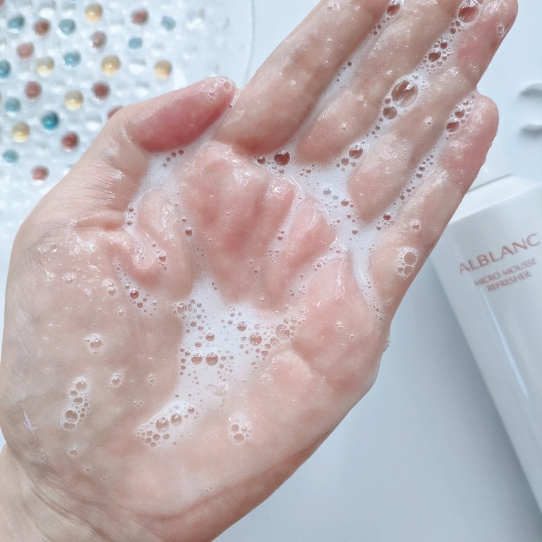 マイクロムース リフレッシャー/ALBLANC/泡洗顔を使ったクチコミ(6枚目)