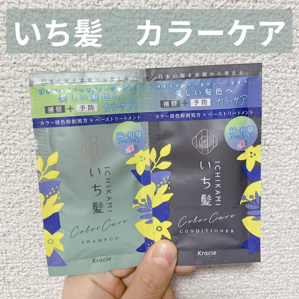 カラーケア&ベーストリートメント in シャンプー/コンディショナー/いち髪/市販シャンプーを使ったクチコミ(1枚目)