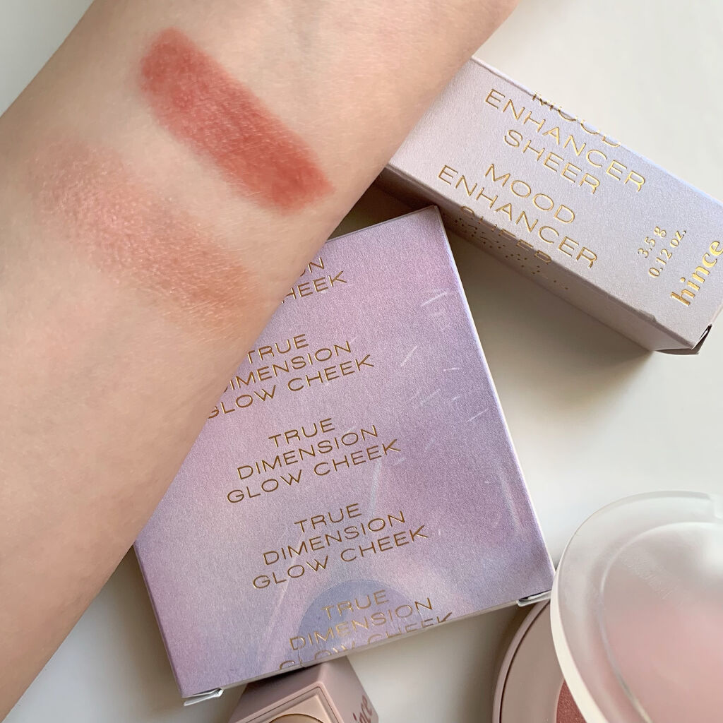 トゥルーディメンショングロウチーク/hince/パウダーチークを使ったクチコミ（3枚目）