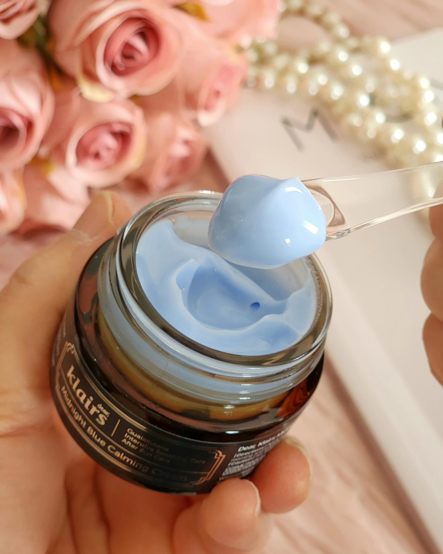 ミッドナイトブルーカーミングクリーム/Klairs/フェイスクリームを使ったクチコミ（2枚目）