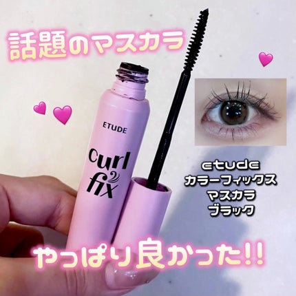 カールフィックスマスカラ/ETUDE/マスカラを使ったクチコミ(1枚目)