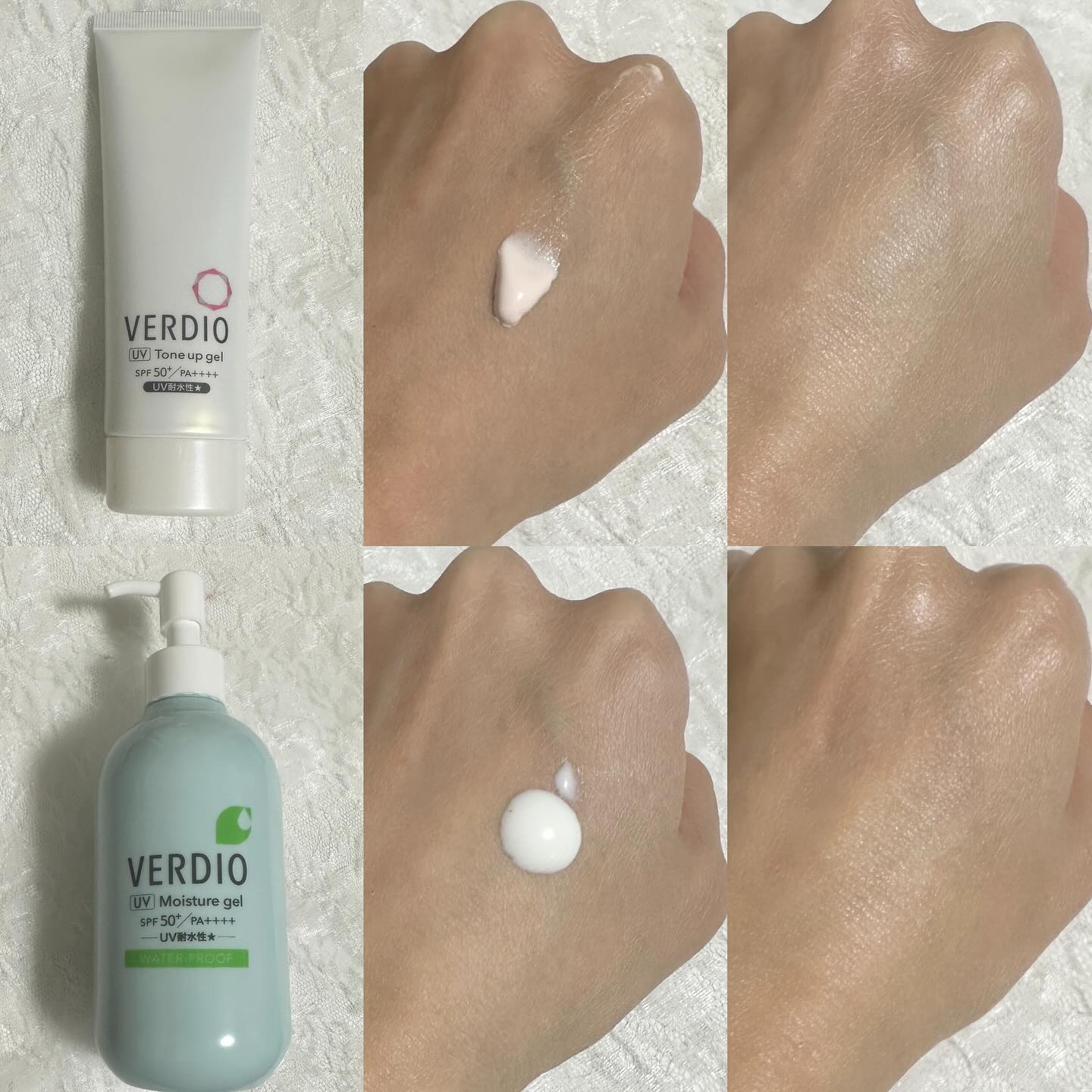 ベルディオ UVトーンアップエッセンス N/メンターム/日焼け止めローションを使ったクチコミ（2枚目）