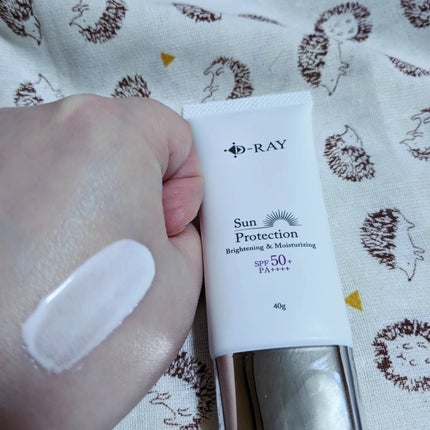 D-RAY サンプロテクションクリームのクチコミ「D-RAY(@dray_cosme)様よりUVケアキャンペーンにてサンプロテクションとインナー.....」(2枚目)