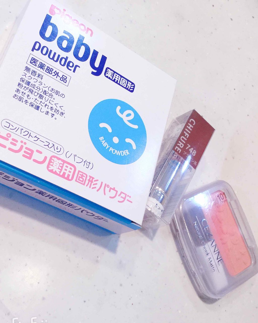 薬用固形パウダー/ピジョン/ボディパウダーを使ったクチコミ(2枚目)