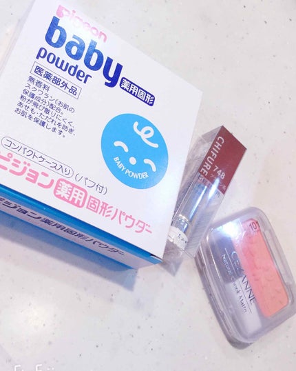 薬用固形パウダー/ピジョン/ボディパウダーを使ったクチコミ(2枚目)