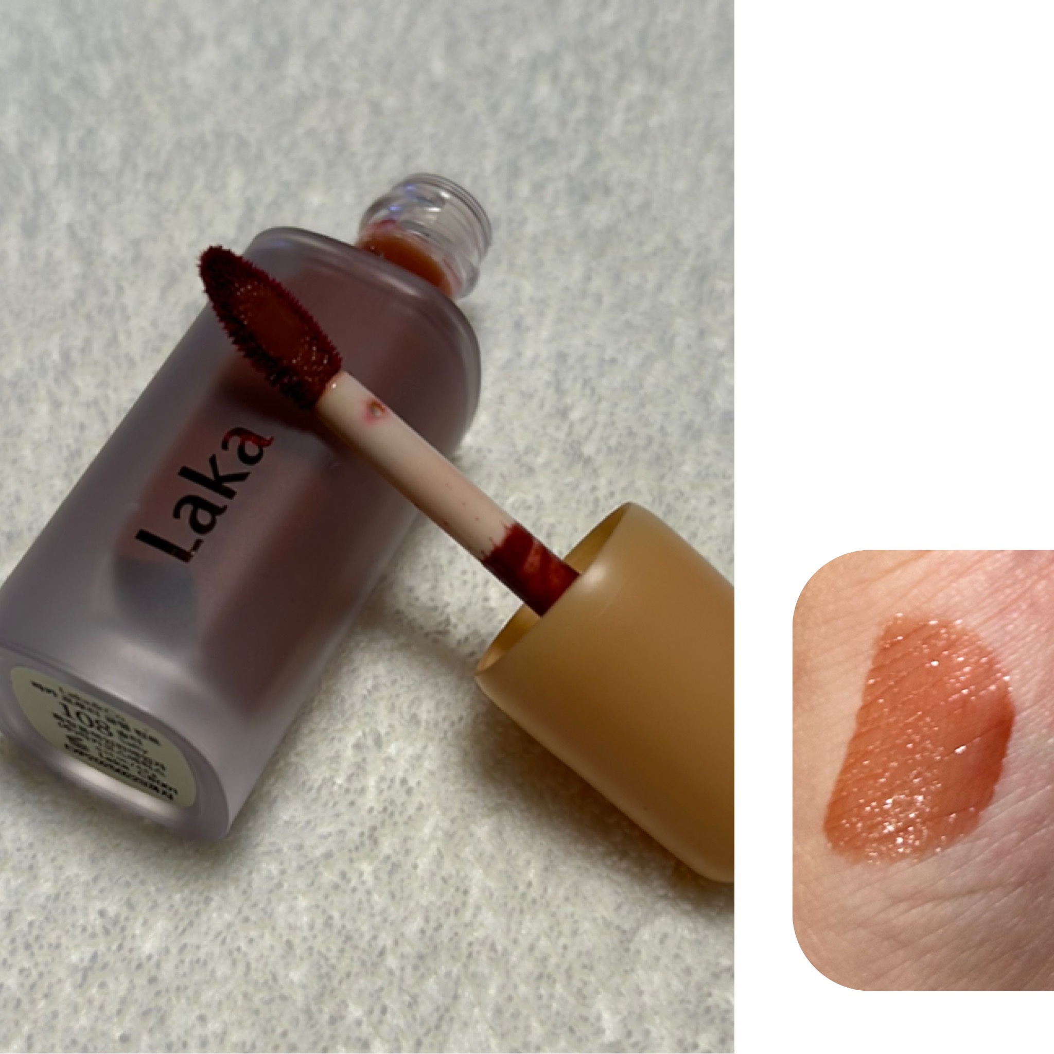 フルーティーグラムティント/Laka/リップティントを使ったクチコミ（2枚目）