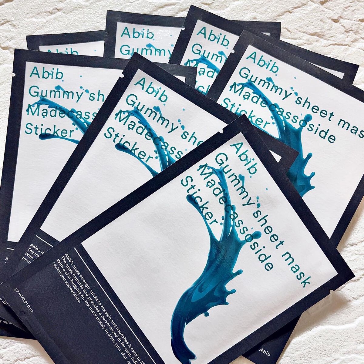 ガムシートマスクパック マデカソサイドステッカー/Abib /シートマスク・パックを使ったクチコミ（1枚目）
