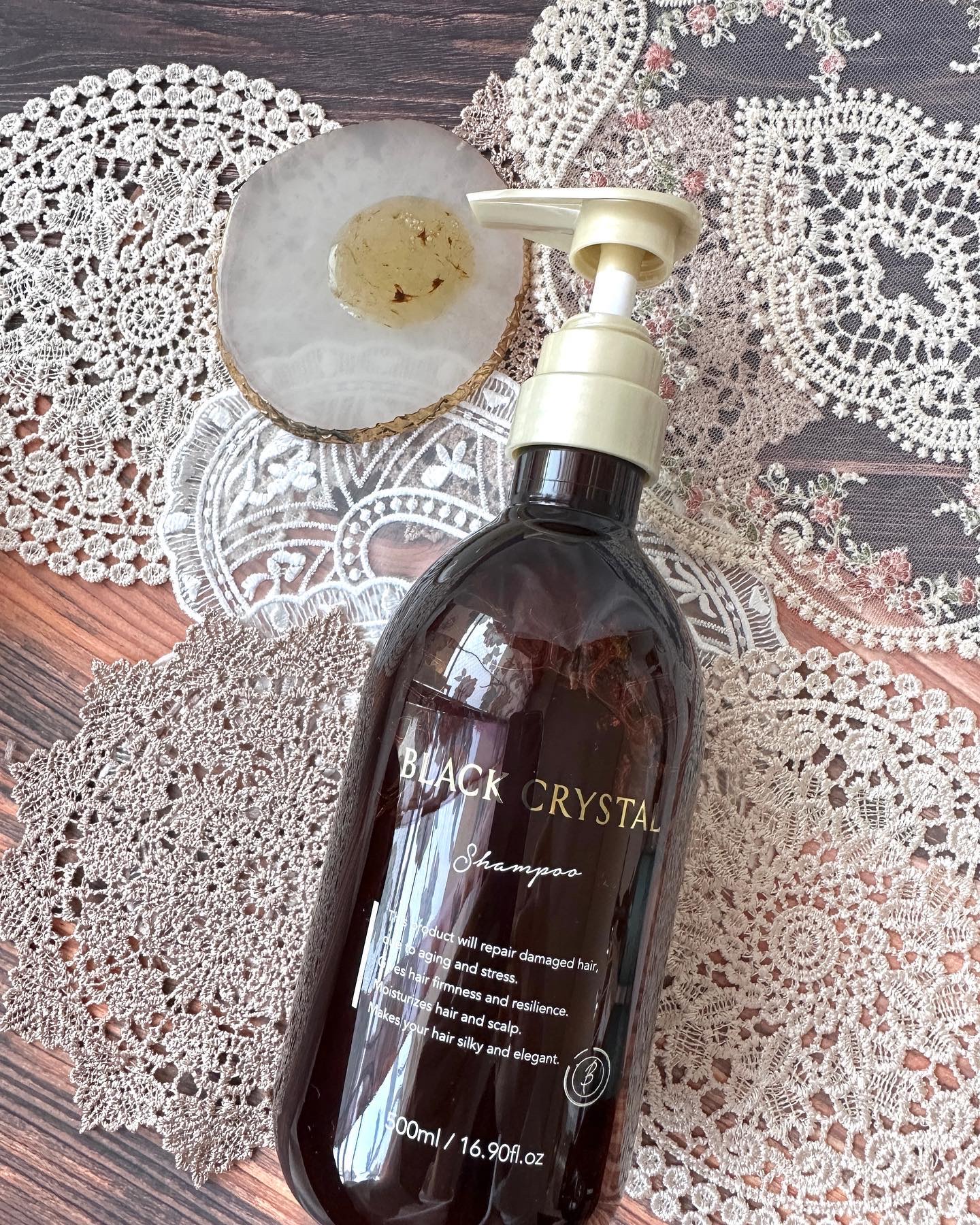 ブラッククリスタル シャンプー ＆ トリートメント/BLACK CRYSTAL/サロンシャンプーを使ったクチコミ（2枚目）