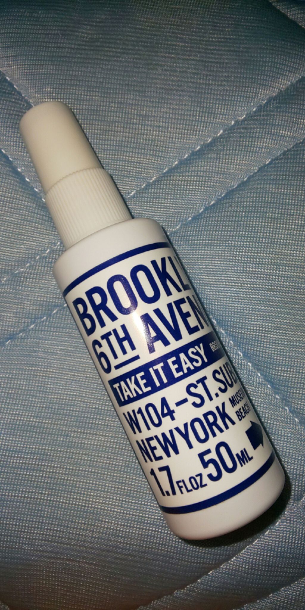 DAISO ブルックリン ボディコロンのクチコミ「こちらはDAISOで購入したブルックリンボディミスト フレッシュマリンの香りのレビューです。
.....」（3枚目）