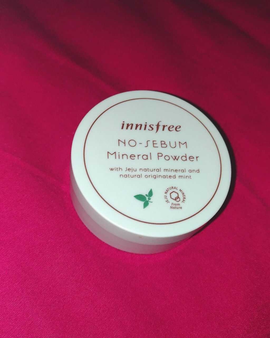 ノーセバム ミネラルパウダー/innisfree/ルースパウダーを使ったクチコミ（1枚目）