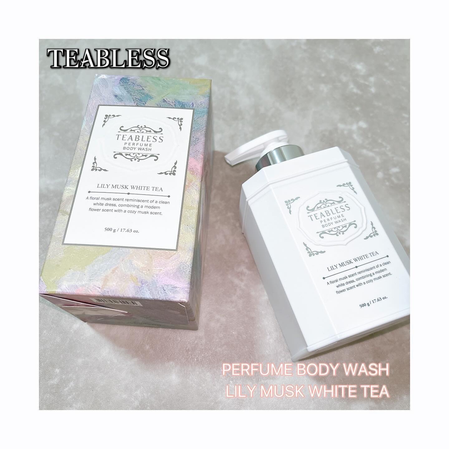 パフュームボディウォッシュ リリームスクホワイトティー/TEABLESS/ボディソープを使ったクチコミ（1枚目）