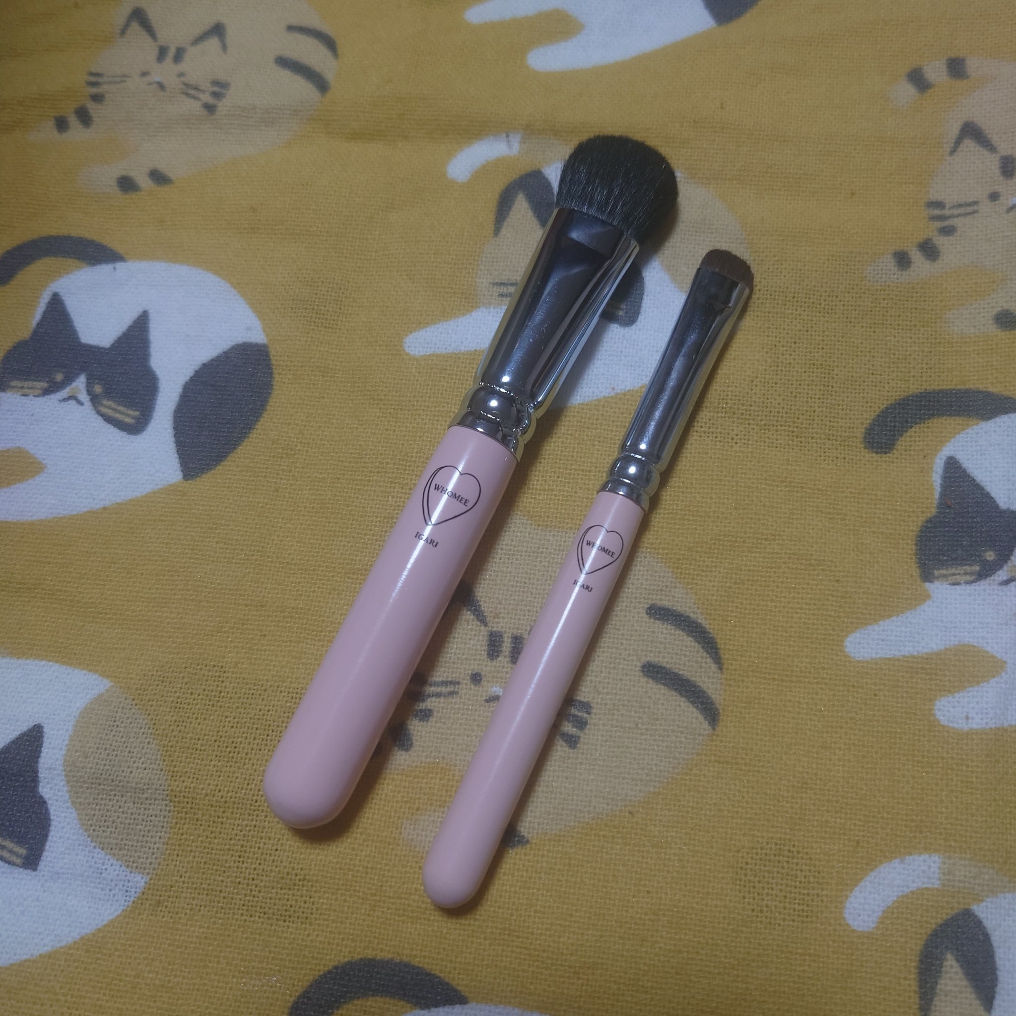 アイシャドウブラシ S 熊野筆/WHOMEE/メイクブラシを使ったクチコミ（1枚目）