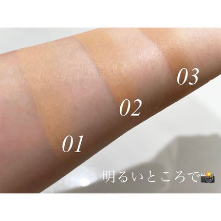 カバーマットファンデーション 02 ライトベージュ/CathyDoll/クリーム・エマルジョンファンデーションを使ったクチコミ(3枚目)