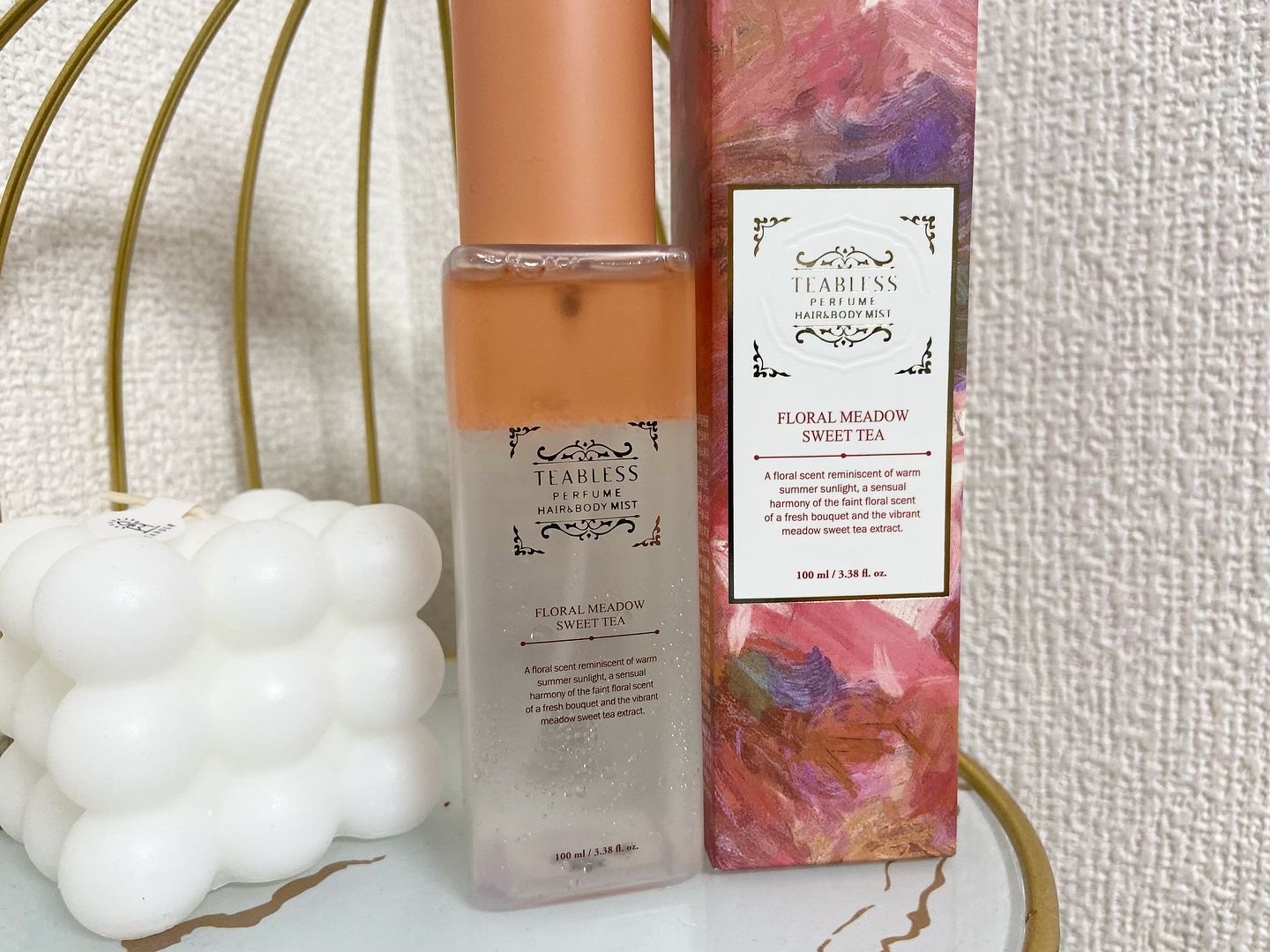 パヒュームヘア&ボディミスト フローラルメドウスウィートティー/TEABLESS/ヘアミストを使ったクチコミ（3枚目）