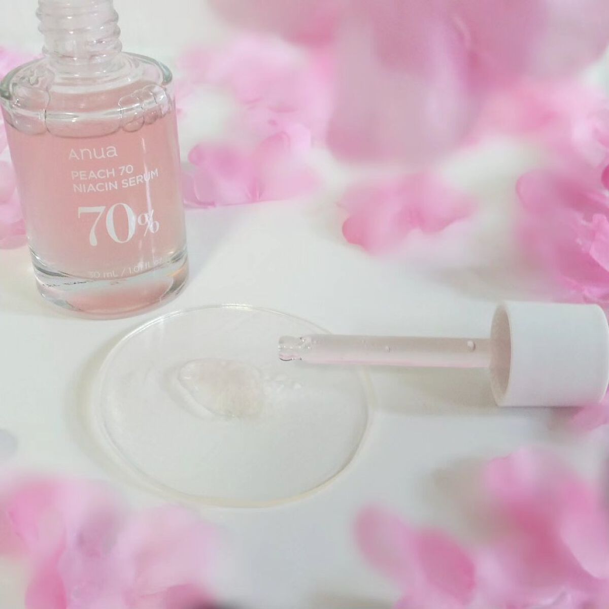 桃70%ナイアシンセラム/Anua/美容液を使ったクチコミ（3枚目）