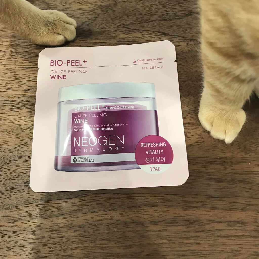 バイオピール コットンガーゼピーリング グリーンティー/NEOGEN/ピーリングを使ったクチコミ（1枚目）