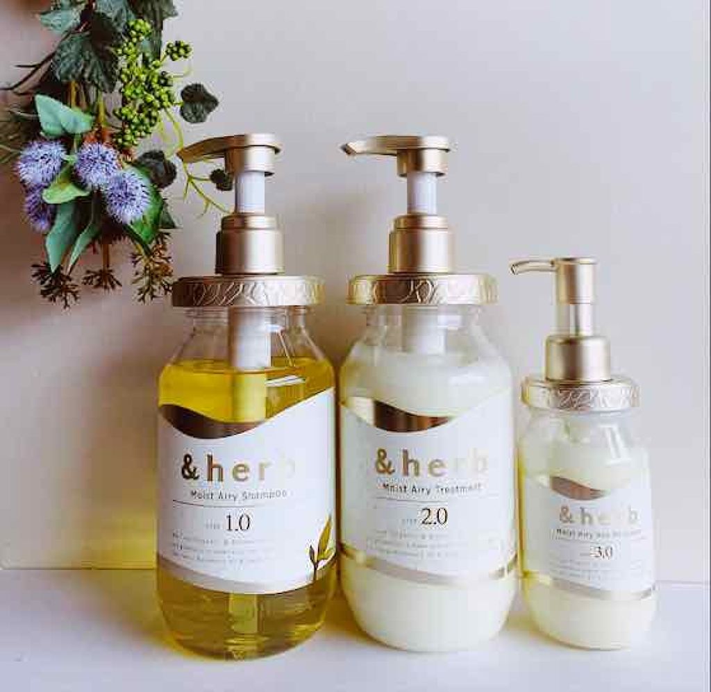 モイストエアリーシャンプー1.0/&herb/市販シャンプーを使ったクチコミ(1枚目)