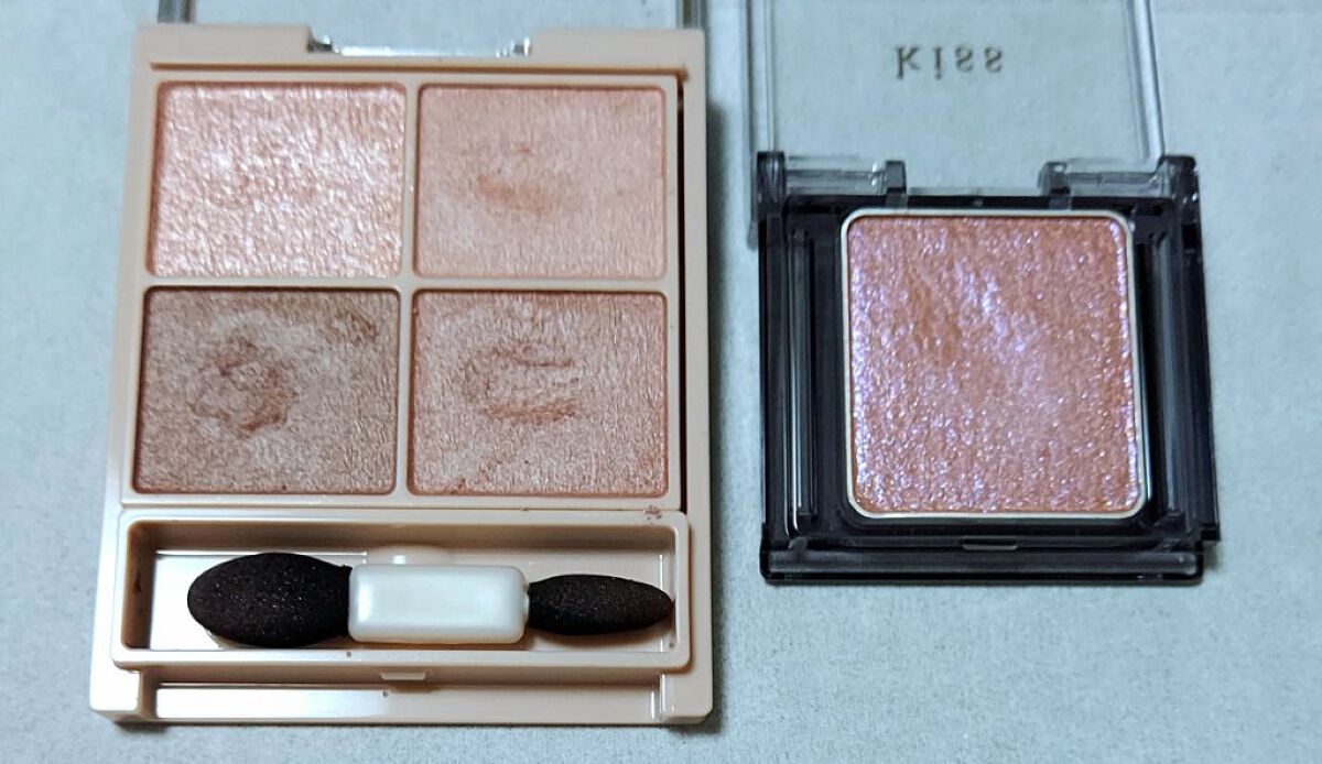  シアー グリッターアイズ/KiSS/単色アイシャドウを使ったクチコミ（1枚目）