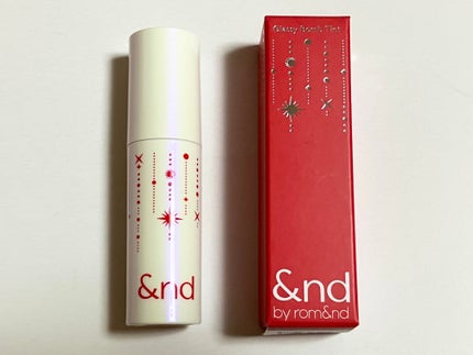 アンドバイロムアンド グラッシーボムティント/&nd by rom&nd/リップティントを使ったクチコミ(2枚目)