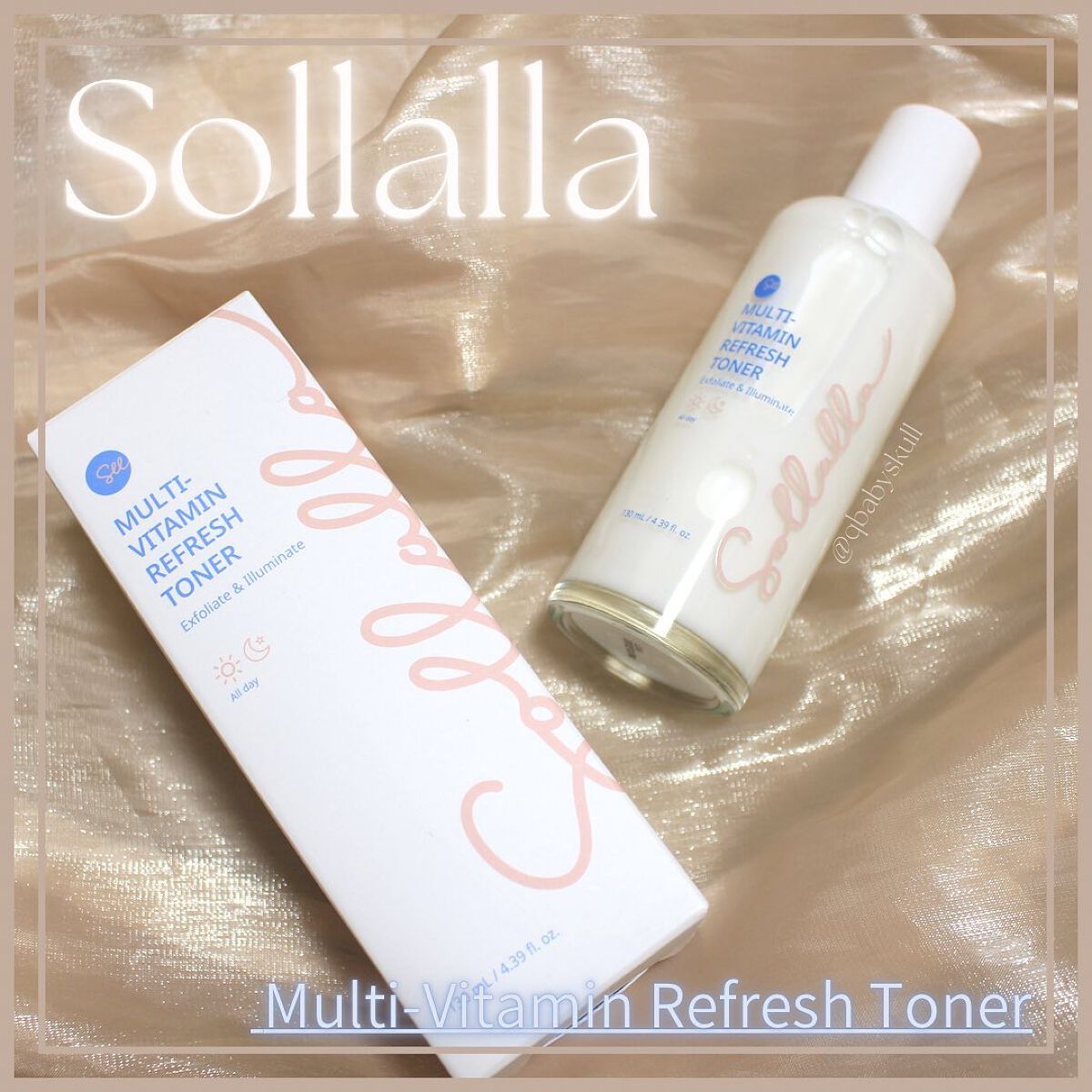 マルチビタミンリフレッシュトナー/sollalla/化粧水を使ったクチコミ（1枚目）