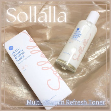 マルチビタミンリフレッシュトナー/sollalla/化粧水を使ったクチコミ(1枚目)
