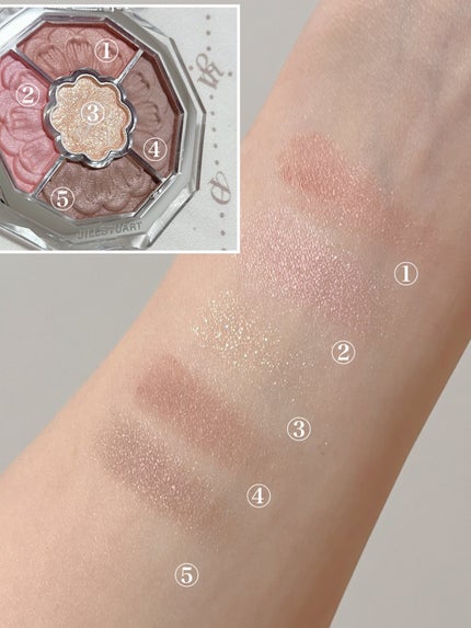 ジルスチュアート ブルームクチュール アイズ ジュエルドブーケ/JILL STUART/アイシャドウパレットを使ったクチコミ(4枚目)