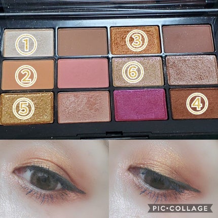アフターグロー アイシャドーパレット/NARS/アイシャドウパレットを使ったクチコミ(2枚目)