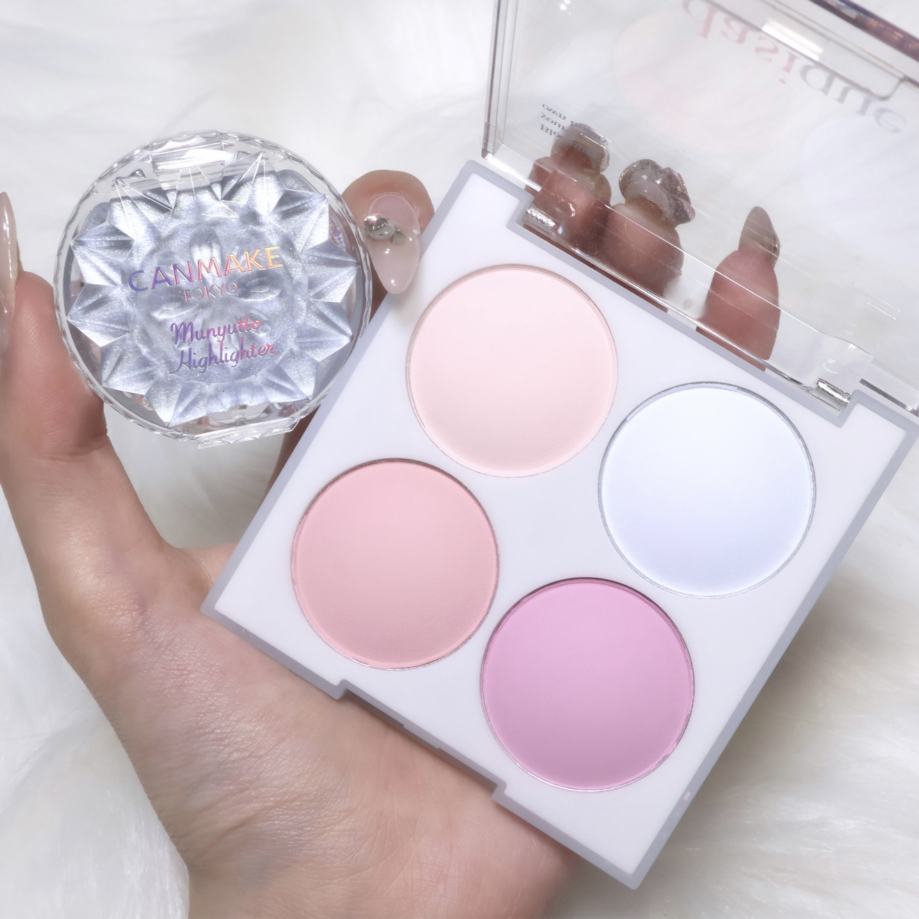 むにゅっとハイライター/キャンメイク/クリームハイライトを使ったクチコミ（1枚目）