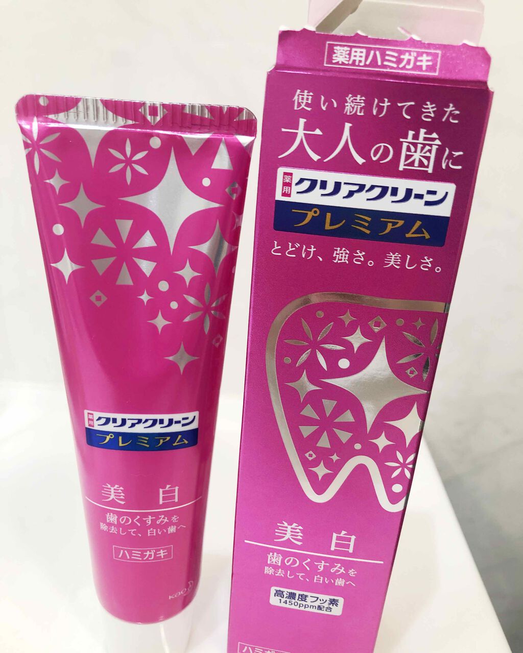 クリアクリーン プレミアム 美白(薬用ハミガキ)/クリアクリーン/歯磨き粉を使ったクチコミ(2枚目)