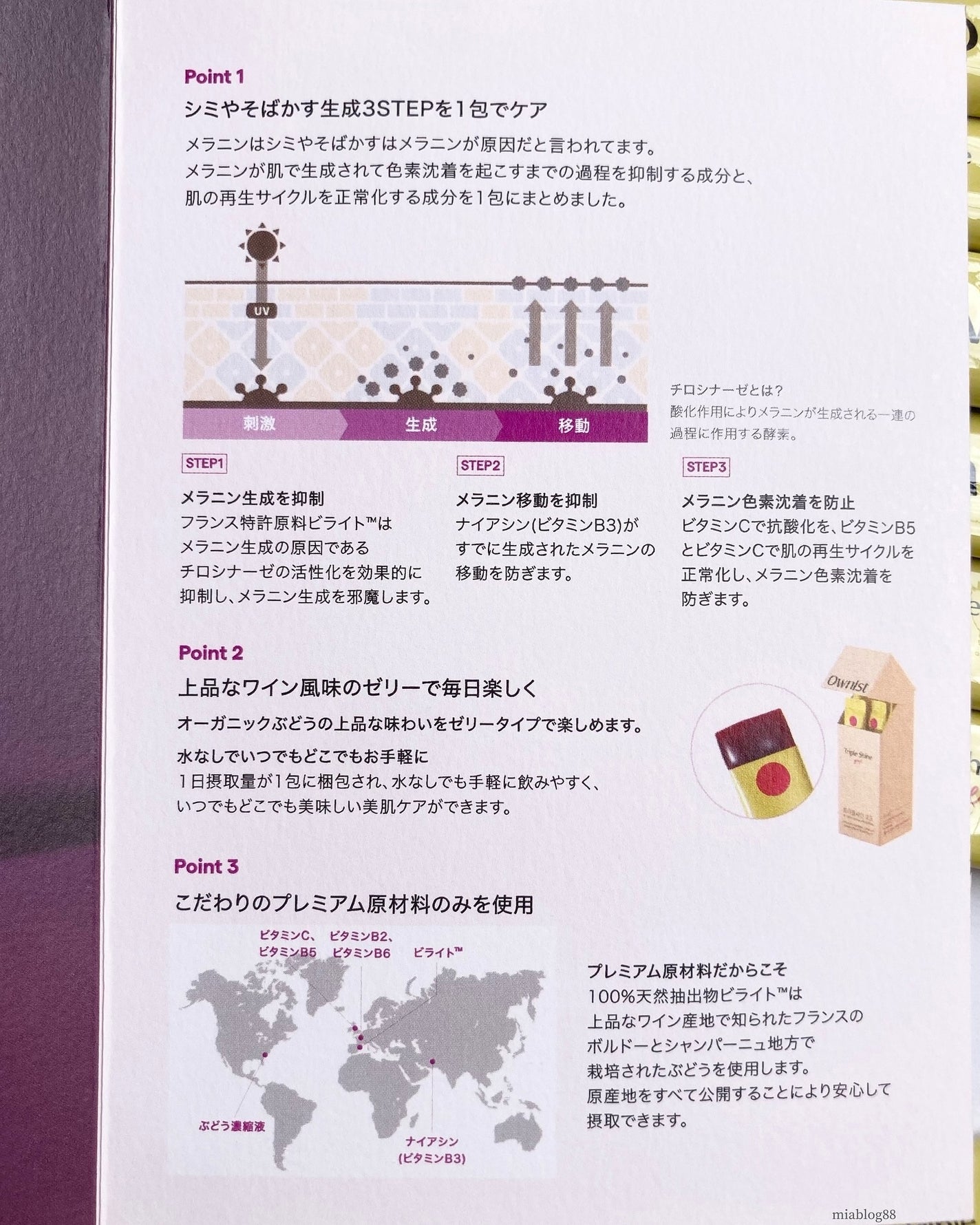 トリプルシャイン グレープ/Ownist/美容サプリメントを使ったクチコミ(5枚目)