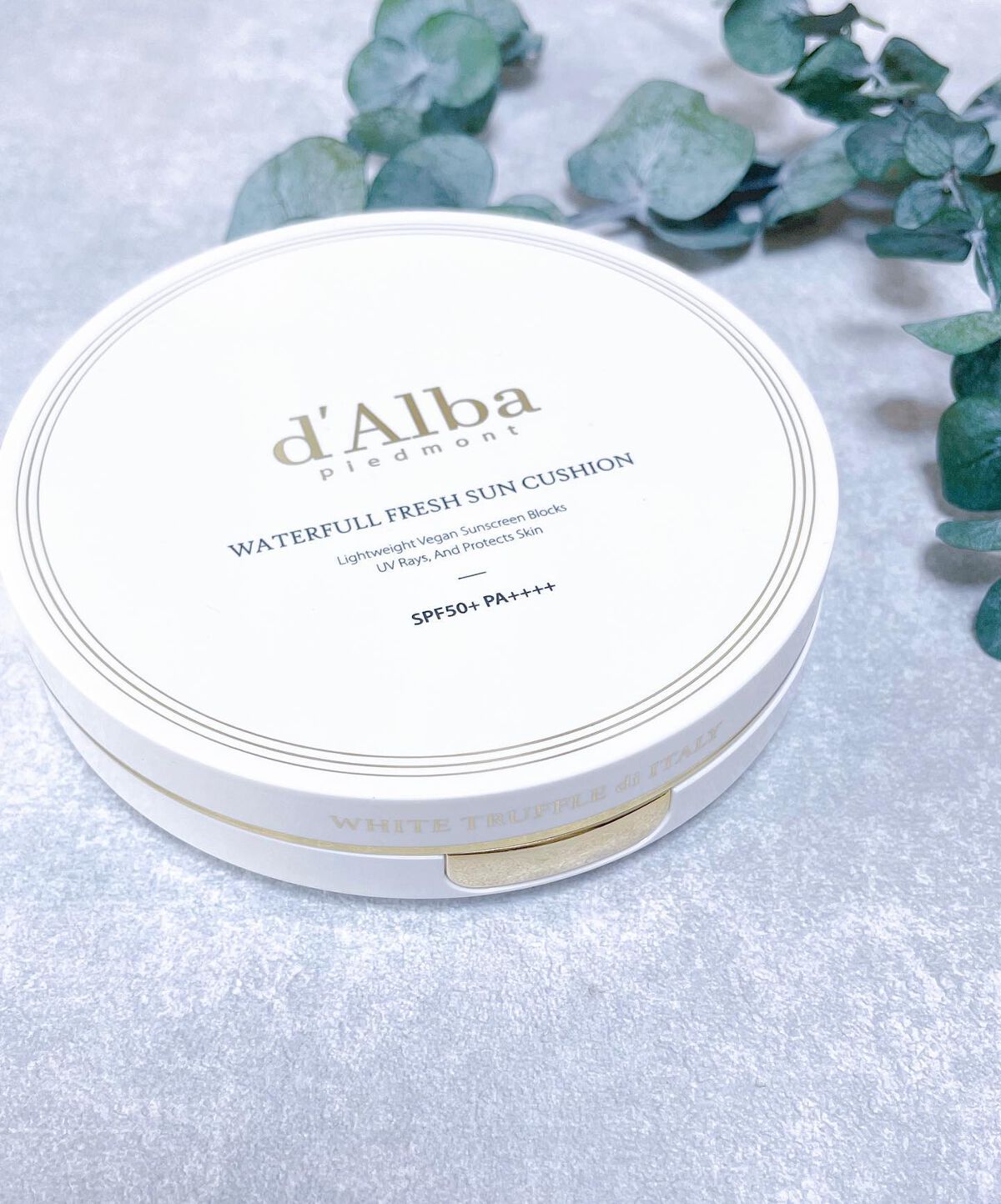 ウォータフルフレッシュサンクッション/ダルバ/日焼け止めローションを使ったクチコミ(1枚目)