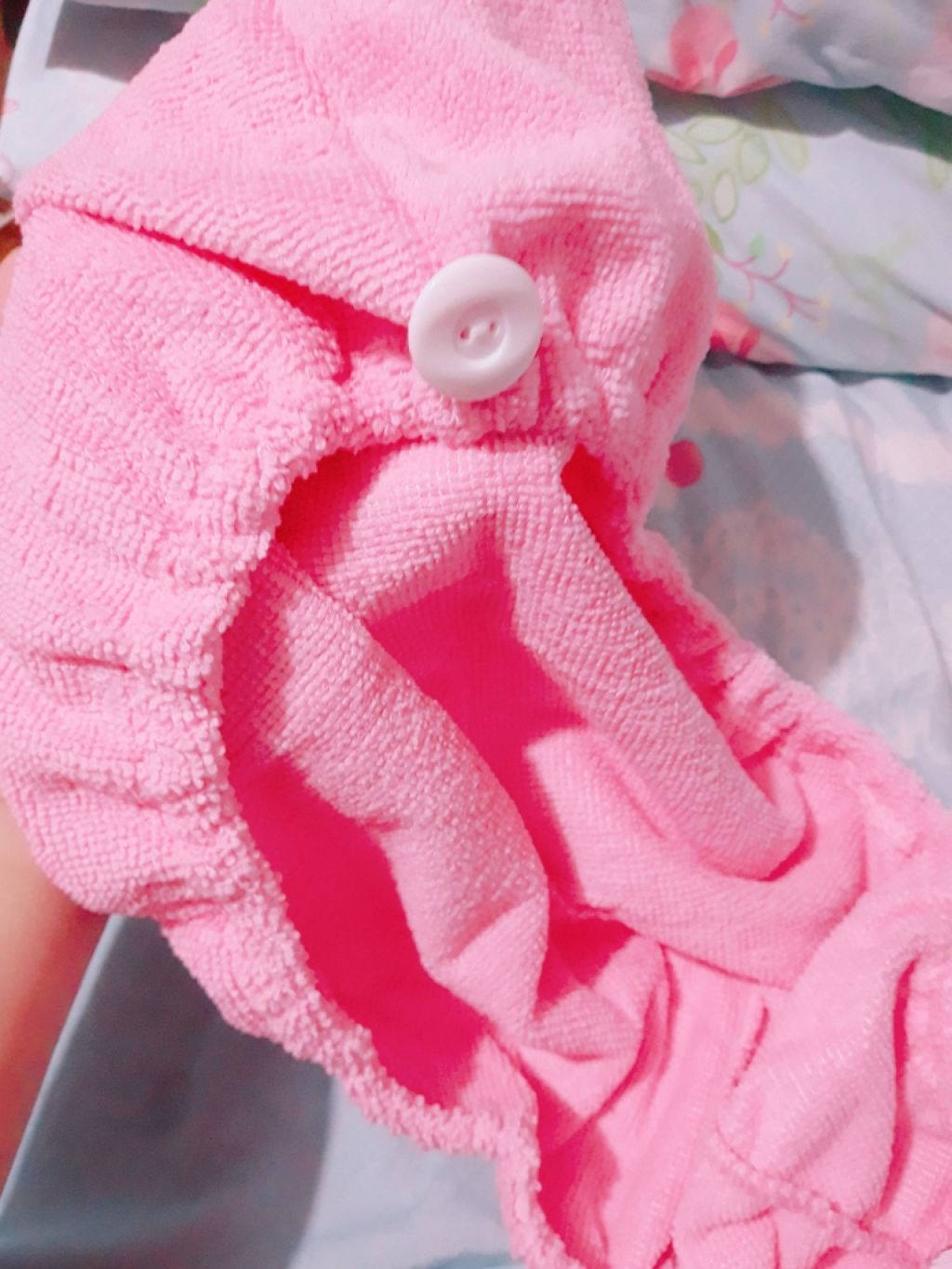 マジカル防水ターバン (Sugar Pink)/キャンドゥ/その他を使ったクチコミ（2枚目）